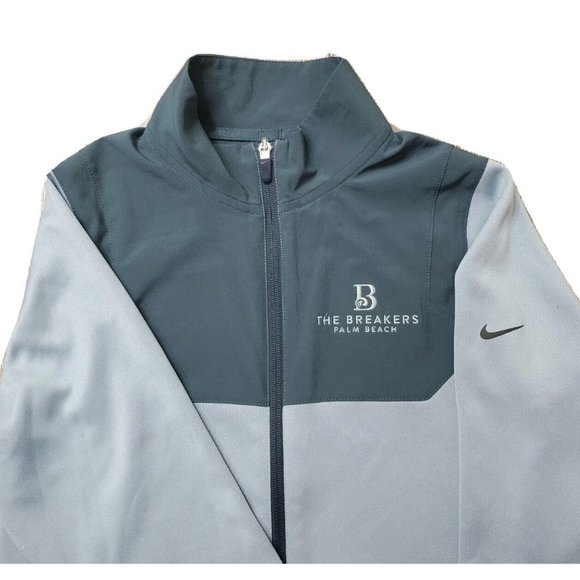 Nike Sweaters - The breakers palm beach Nike Golf Dri-Fit SZ M Gray Embroidered Women's Full Zip
